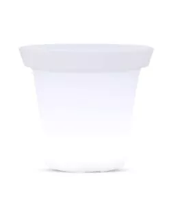 VASO DECORATIVO DA ESTERNO LUMINOSO LED RGB 35,5X32,5 CM